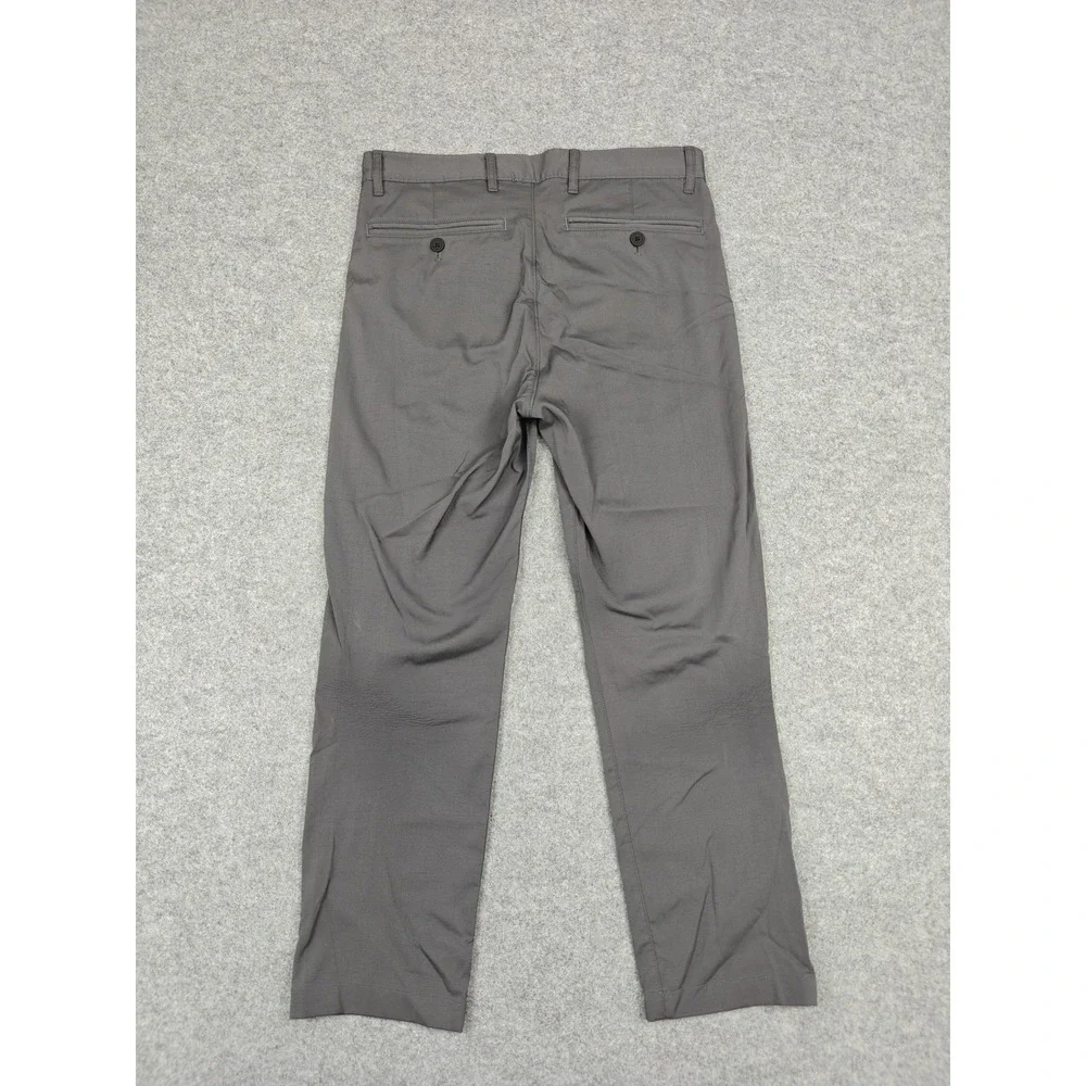 Theory Pants Mens 29 Gray Zaine SW Ascend Tech Slim Stretch‎ Microfiber Chino